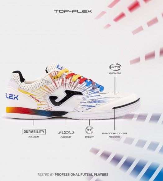 Обувь футбольная для зала JOMA TOP FLEX TOPW2476IN Обувь футбольная для зала JOMA TOP FLEX TOPW2476IN